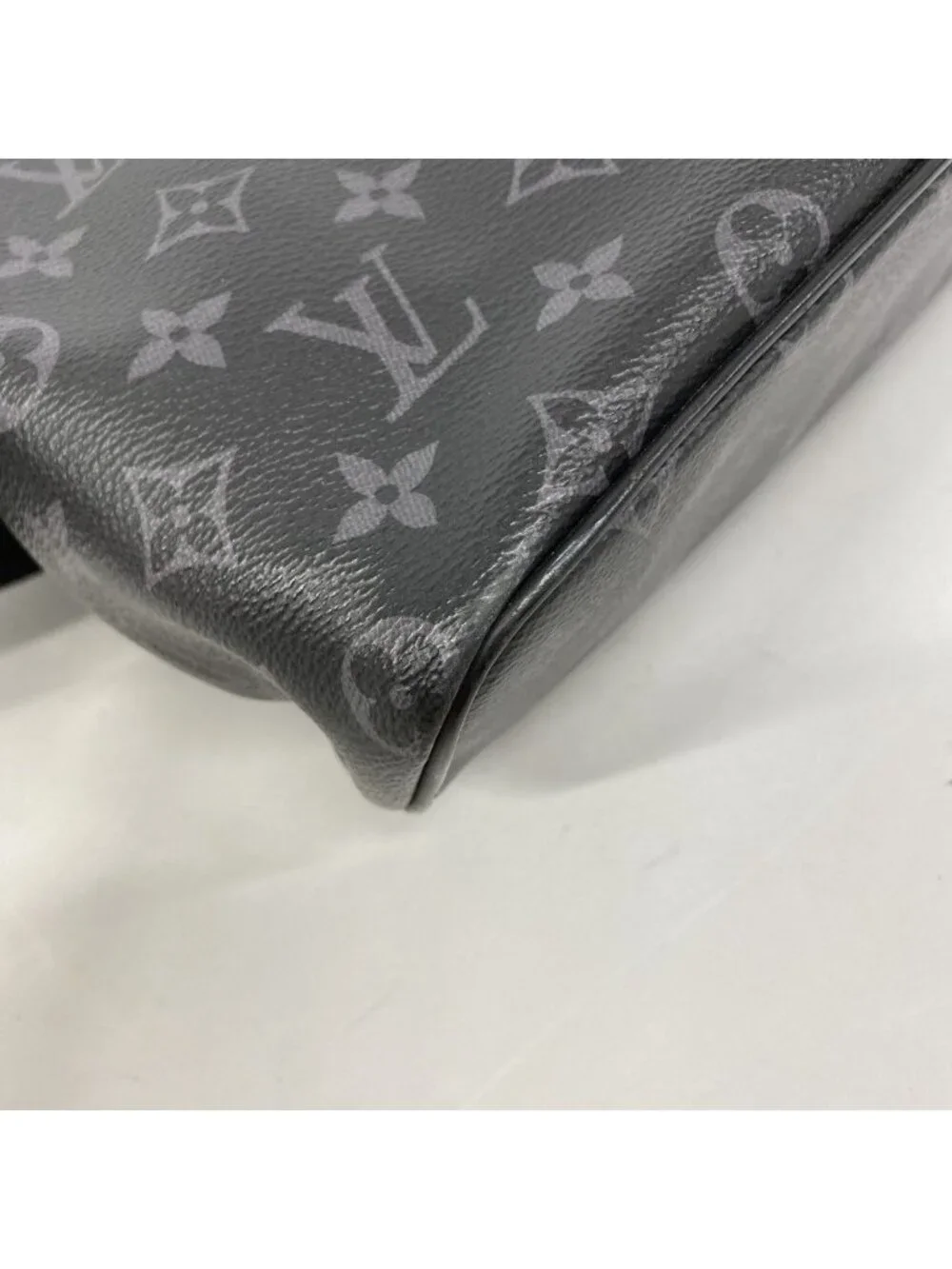 Louis Vuitton Shoulder Bag Monogram Eclipse District MM NM Black